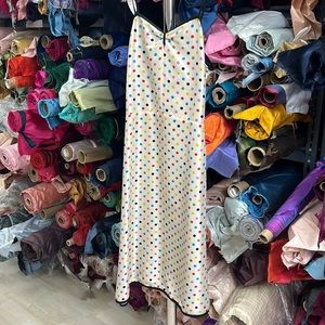 Silk sleeveless children’s dress